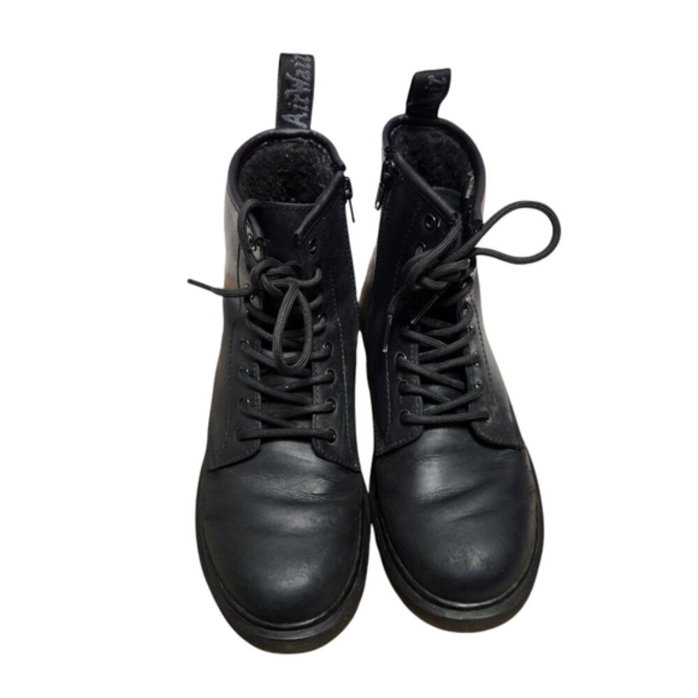 Black Dr. Martens Serena 1460 combat Leather Women's Boots